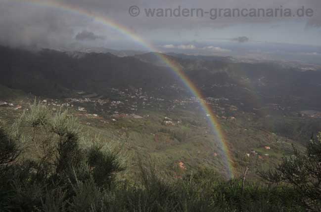 Regenbogen oberhalb von Valsequillo